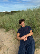 Load image into Gallery viewer, Poncho Adult North Sea Blue
