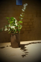 Load image into Gallery viewer, Medium Black Chamotte Vaze
